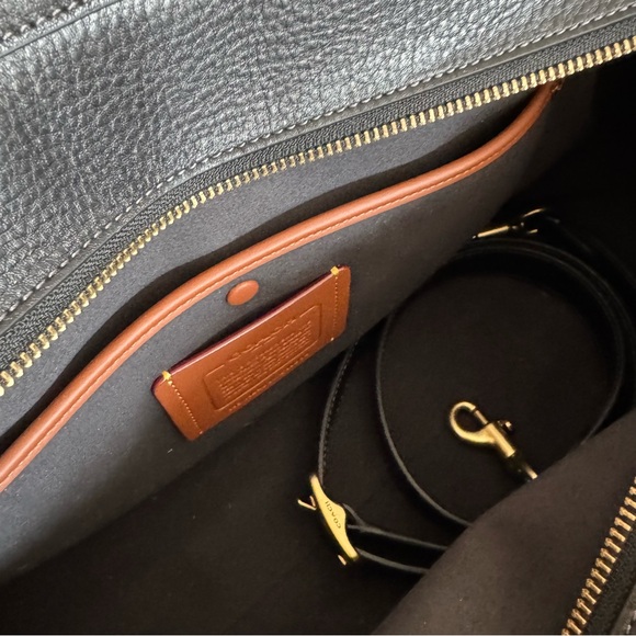 Coach Soft Empire Carryall Bag 40 in Black - Picture 6 of 8